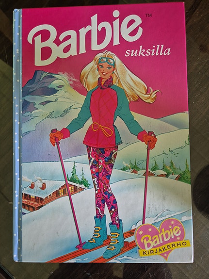 Barbie suksilla lastenkirja suomeksi