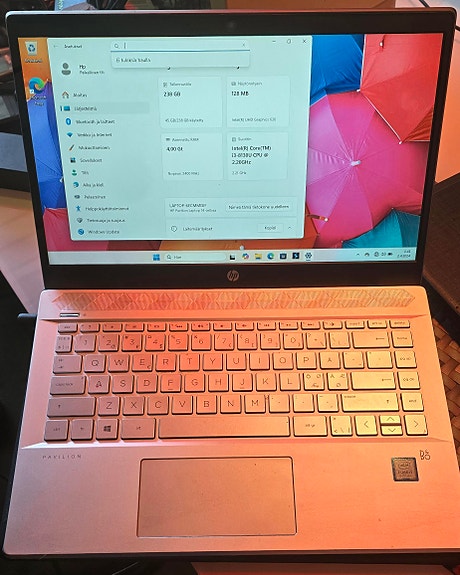 Hp pavilion 14, i3-8130U, 4Gb, 250Gb ssd, win11.
