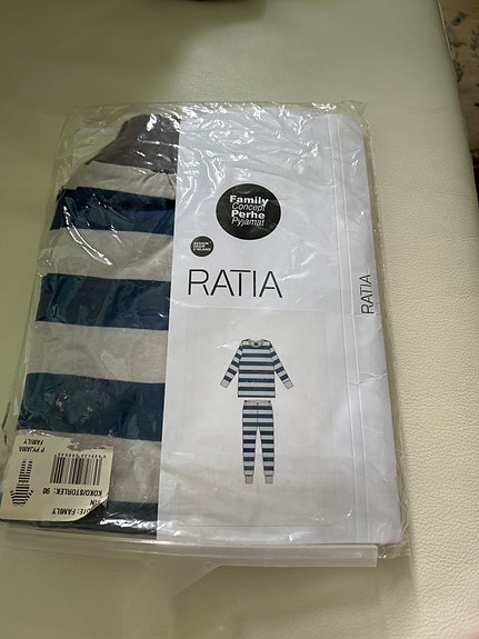 Ratia poikien yöpuku koko 90 sininen