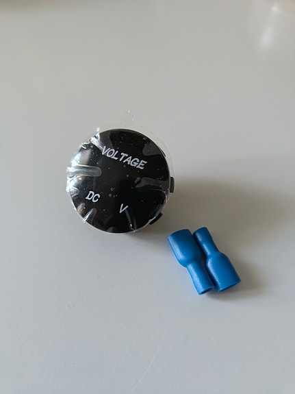 Jännitenäyttö 5V-48V Led White