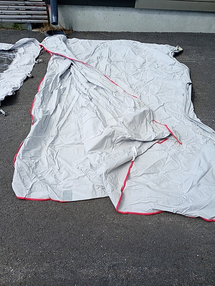Solifer 550 asuntovaunun markiisikangas valkoinen