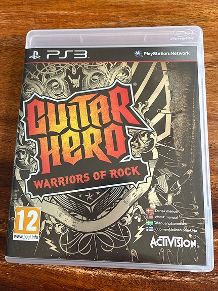 Guitar Hero Warriors of Rock PS3 peli