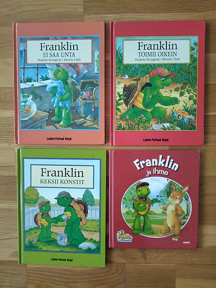 Franklin kirjoja 4 kpl