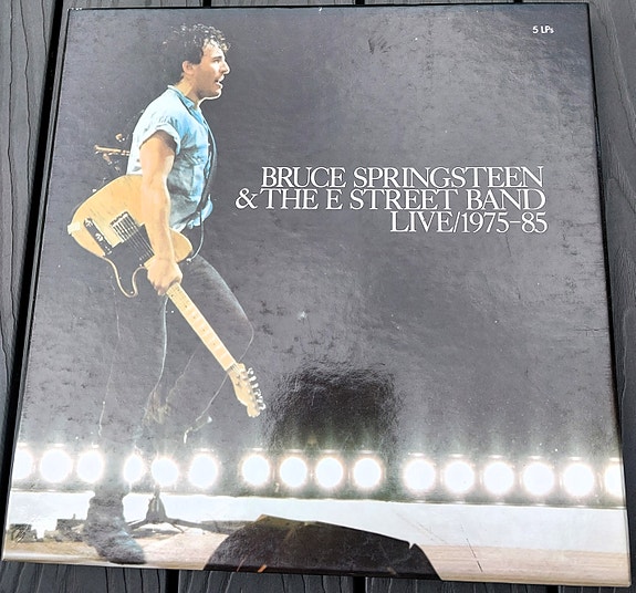 Bruce Springsteen & The E Street Band  Live/1975-85 5 LP kokoelma CBS 450227 1