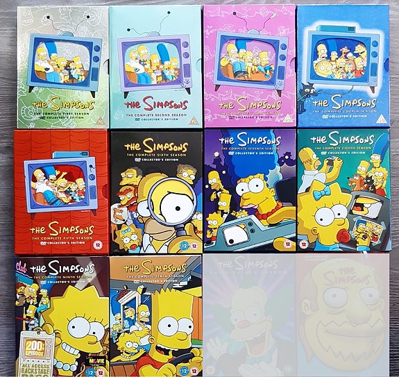 Simpsonit The Simpsons kaudet 1-10 DVD boxit