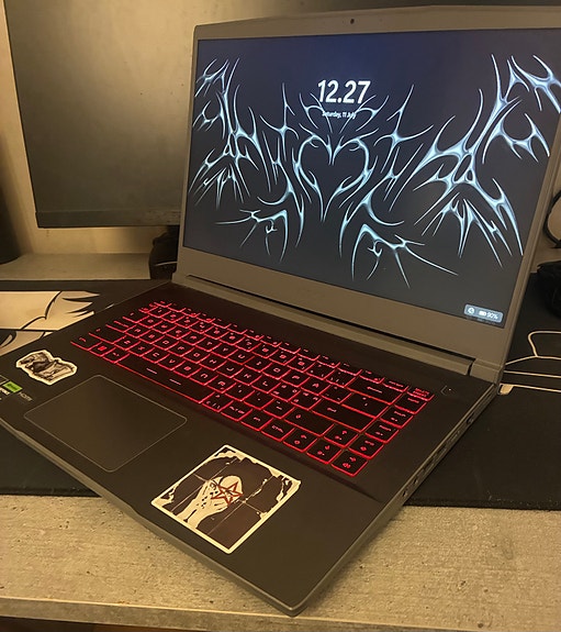 MSI GF64 thin kannettava tietokone Intel i5 RTX 2050 8GB RAM 1TB SSD