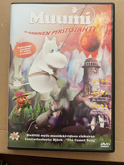Muumit ja punainen pyrstötähti DVD-elokuva