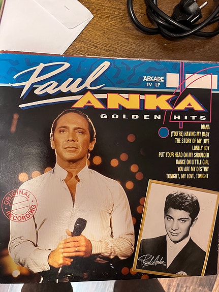 Paul Anka Golden Hits LP-levy