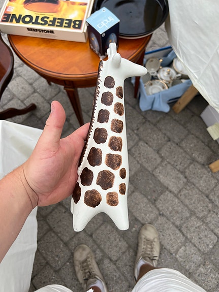 Arabia kirahvi keramiikkakoriste