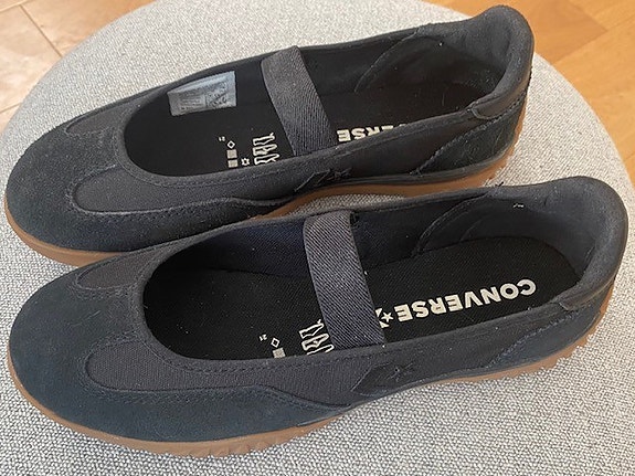 Converse RUN STAR TRAINER FLAT - ballerinat koko 39 musta
