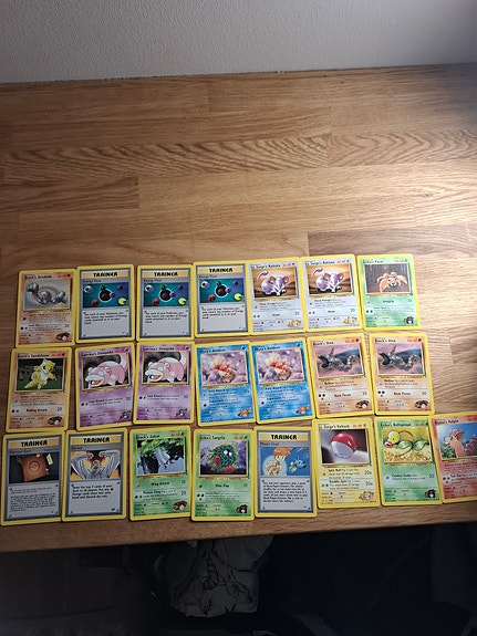 Gym Heroes ja Gym Challenge Pokemon kortit