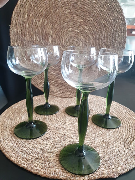Vintage viini/ likööri lasit 5kpl Muutto myynti