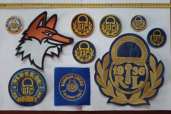 Rauman LUKKO kangasmerkit (10 kpl)