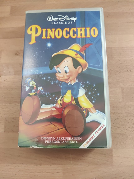 Disney Pinocchio VHS-kasetti