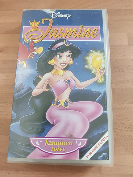 Disney Jasmine VHS-kasetti Jasminen toive