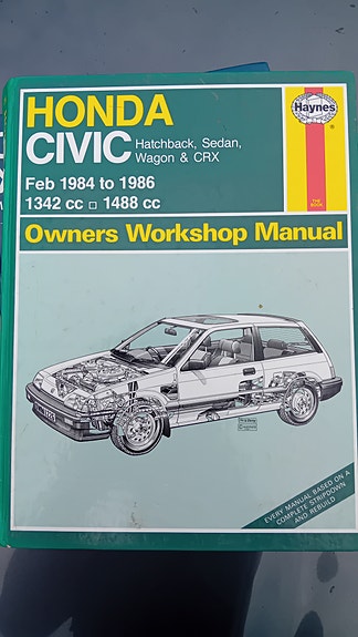 Honda Civic 84-86 korjausopas.