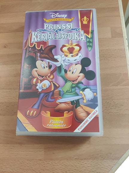 Disney Prinssi ja kerjäläispoika VHS-kasetti