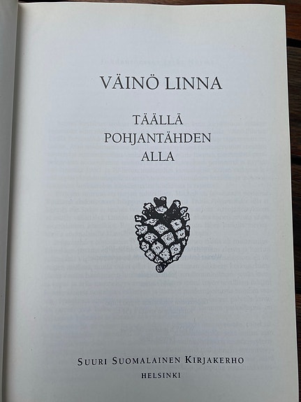 Väinö Linna: Täällä Pohjantähden alla, kovakantinen