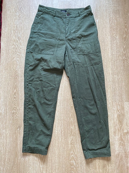 Lindex vihreät farkut 38-40