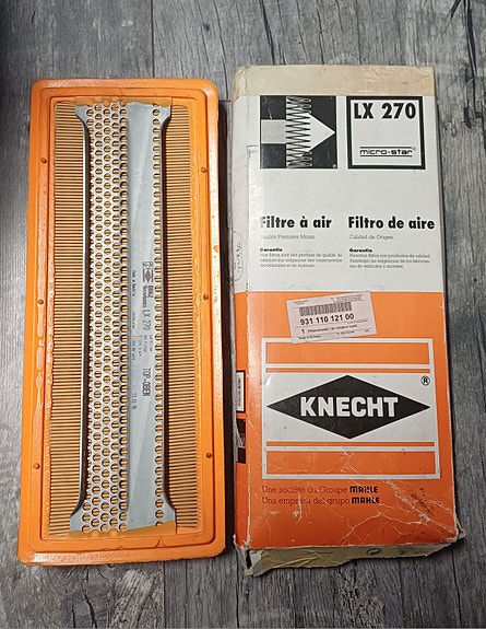 Porsche 924 Turbo ilmansuodatin Knecht LX 270