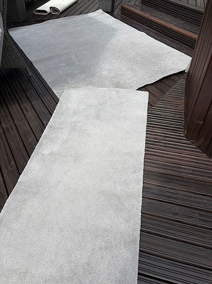 Vm Carpetin vaaleanharmaat Kide-matot