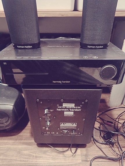Harman Kardon HKTS 160SUB/230 subwoofer ja kotiteatterivahvistin