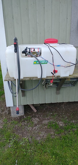 Kasvinsuojeluruisku 12v, 60 psi, 100l