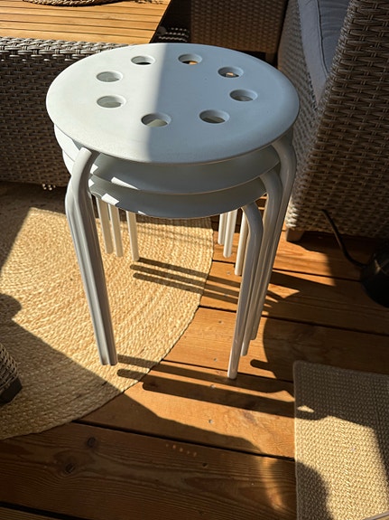 IKEA Marius jakkarat 3kpl