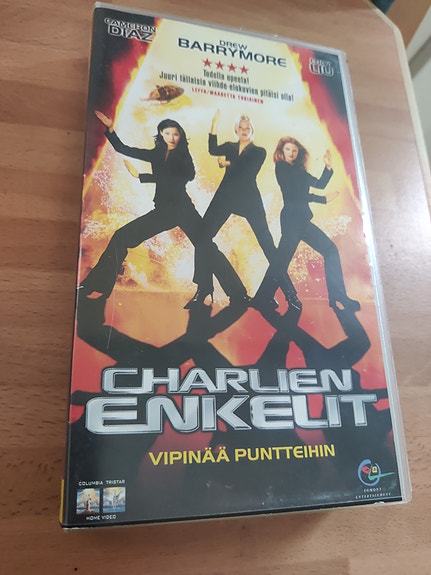 Charlien enkelit Vipinää puntteihin VHS-kasetti
