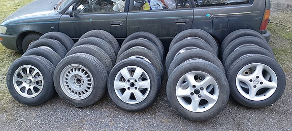 5 sarjaa aluvanteita renkaineen.