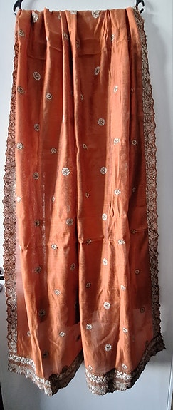 Uusi huivi oranssi 200x90 cm Khaadi Pakistan