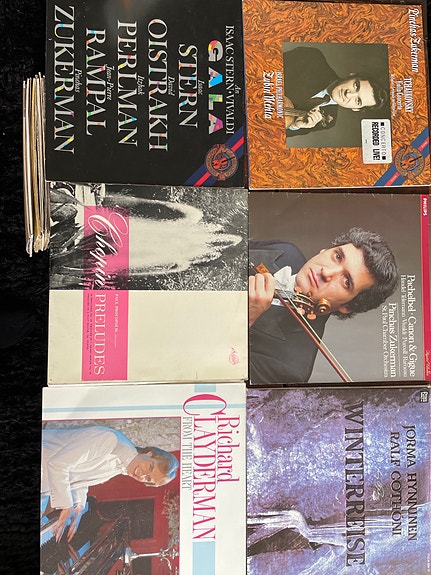 Klassinen musiikki 15 LP-levyn kokoelma
