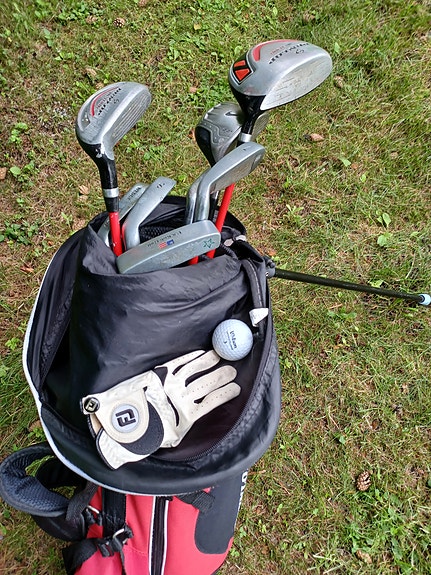 Dunlop golfmailasetti ja stand-bägi