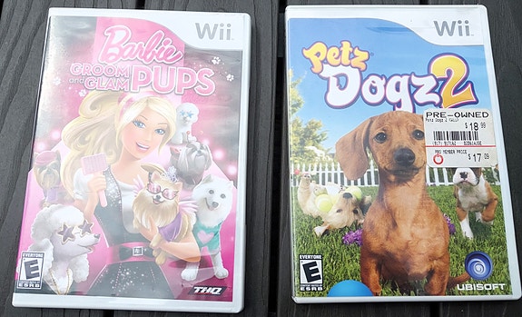 Petz Dogz 2 ja Barbie groom and glam pups  Wii-pelit (USA-versiot)