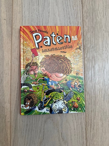 Timo Parvela Paten jalkapallokirja lastenkirja