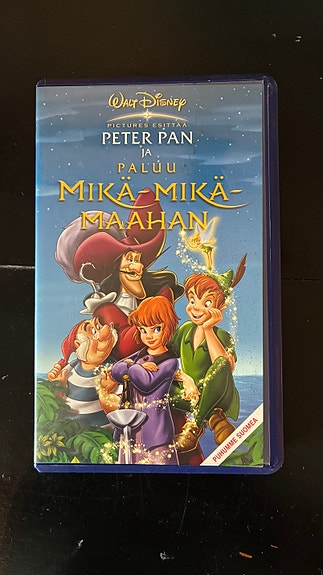 Disney Peter Pan ja paluu Mikä-mikä-maahan DVD