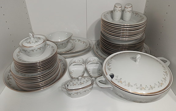 Vintage Chodziez 60-luku posliini ruoka astiasto