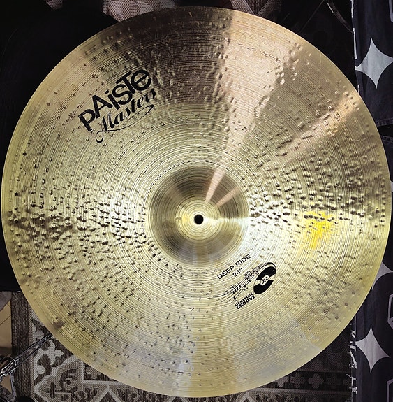 Paiste Masters 24" Deep Ride "Signature Groove"