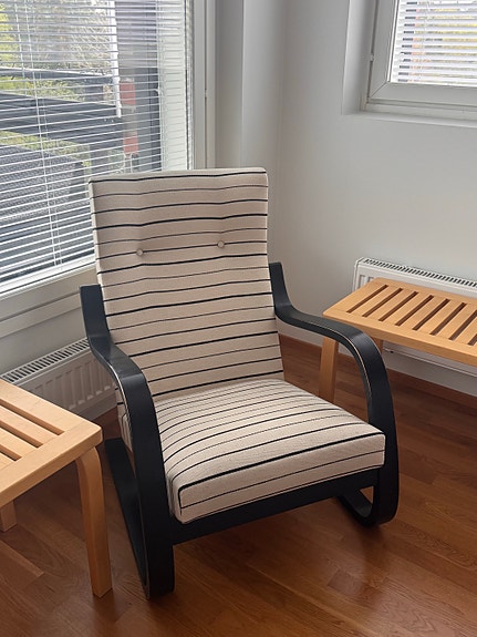 ALVAR AALTO, nojatuoli, malli A35, Artek, 1940-luku