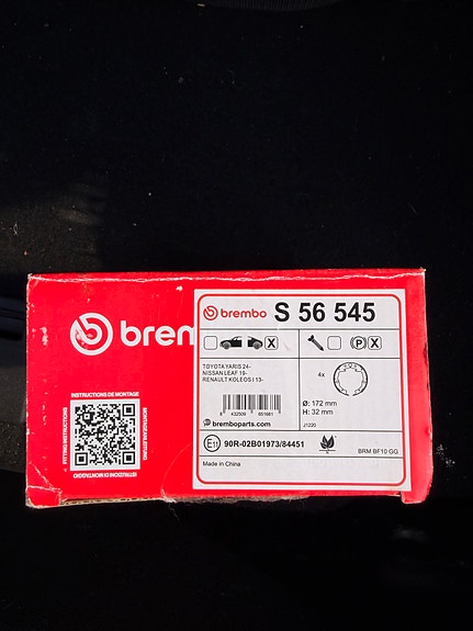 Nissan Brembo jarrupalat S56 545