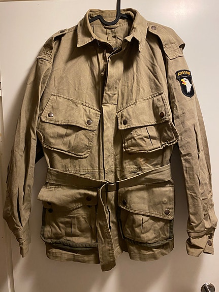 U.s army laskuvarjojääkärin airborne takki (1942)