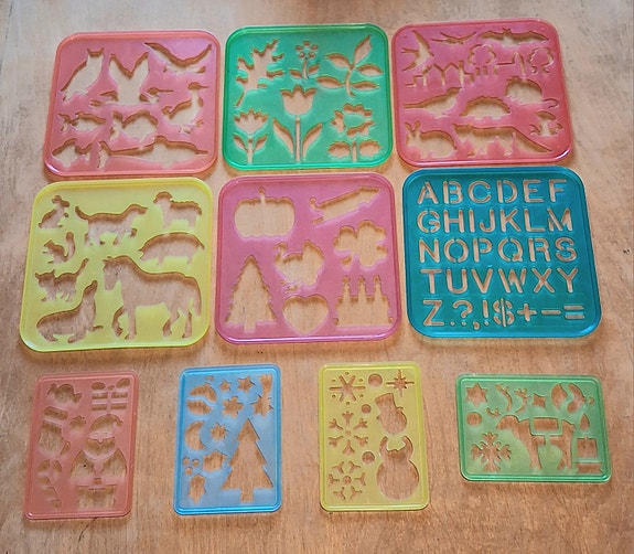 Tupperware Tuppertoys piirustuslevyt