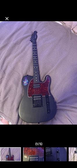 Sähkökitara Harley Benton TE-20HH SBK Hyvässä kunnossa
