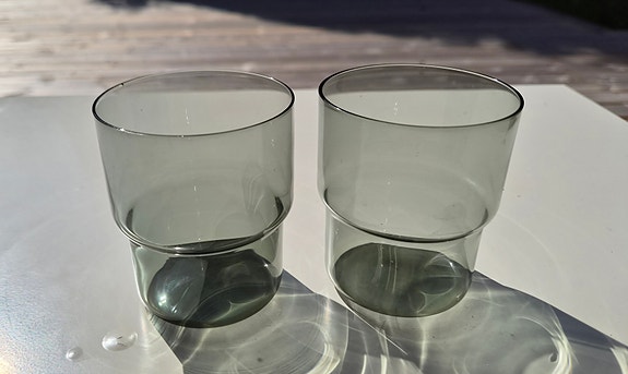 Saara Hopea Pinottava juomalasi 20 cl, Nuutajärvi (2 kpl)