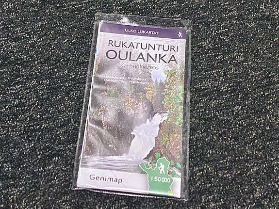 Rukatunturi Oulanka Karhunkierros ulkoilukartta 1:50 000 (Käyttämätön/Muoveissa)