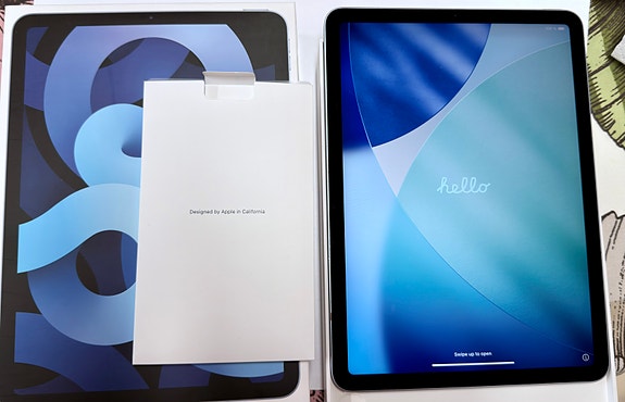 iPad Air 10,9″ 4. sukupolvi, 64 GB, sininen (4th generation, Sky Blue)