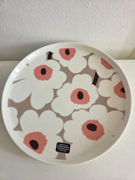 Marimekko Unikko 25cm lautanen