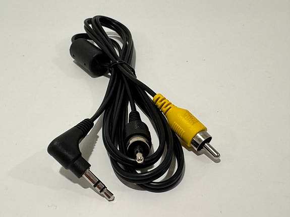 Canon AV-kaapeli / videokaapeli kameralle (3.5mm -> 2x RCA)