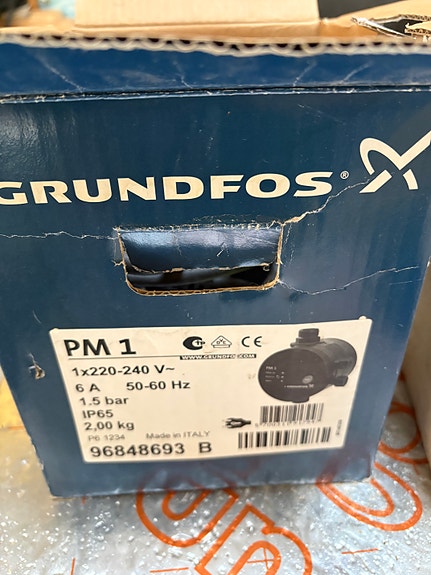 Grundfos PM 1 painevahti 1x220-240V