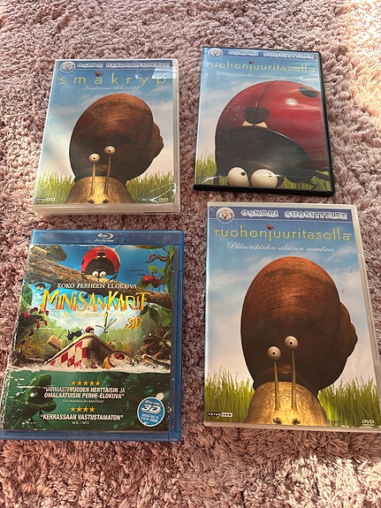 MiniSankarit Ruohonjuuritasolla dvd- ja blu-ray -paketti